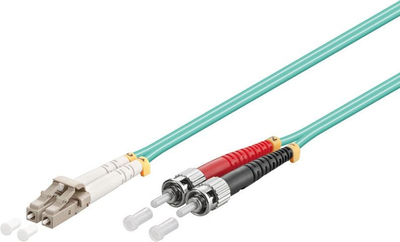 Kabllo fibër optike Microconnect LC ST, 7m, OM3, blu