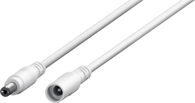 Kabllo zgjatese DC Goobay, 10m, 5.5 x 2.5mm, e bardhë