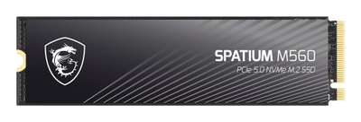 SSD MSI Spatium M560 NVMe M.2, 1TB, PCIe 5.0, i zi