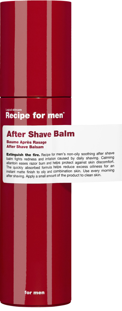 Balsam pas rroje Recipe for Men After Shave Balm, 100ml, për meshkuj, i kuq