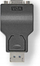 Adapter DisplayPort në VGA Nedis, DisplayPort mashkull, VGA femër, i zi
