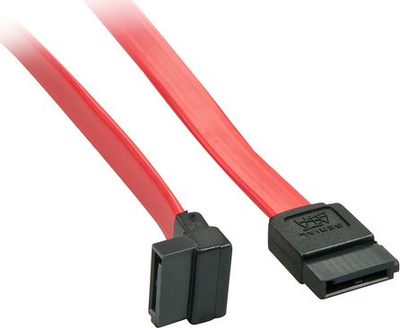 Kabllo SATA Lindy 33350, SATA në SATA, 0.2m, blu kuqe