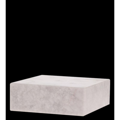 Bazament mermeri dekorativ, 6.4 x 3 cm, i bardhë