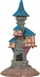Dekor akuariumi Zolux Medieval Tower, rrëshirë, 18 cm, shumëngjyrësh