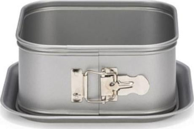 Formë katrore me hapje Patisse, 16 cm, çelik inox, gri argjendi