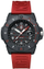 Orë për meshkuj Luminox Navy Seal, e zezë/kuqe