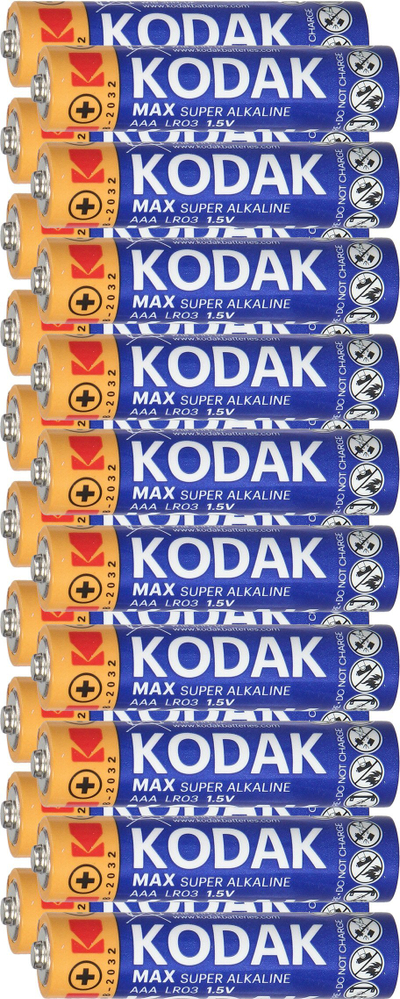 Bateri alkaline Kodak Max AAA LR03, 1.5V, 10 copë në paketë