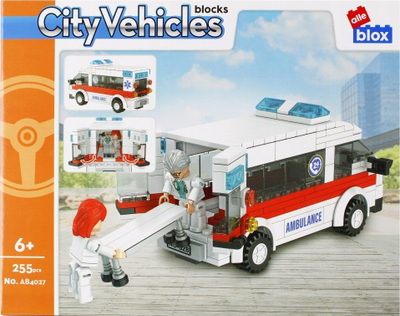 Set ndërtimi ambulancë, 242 pjesë, me figura, shumëngjyrëshe