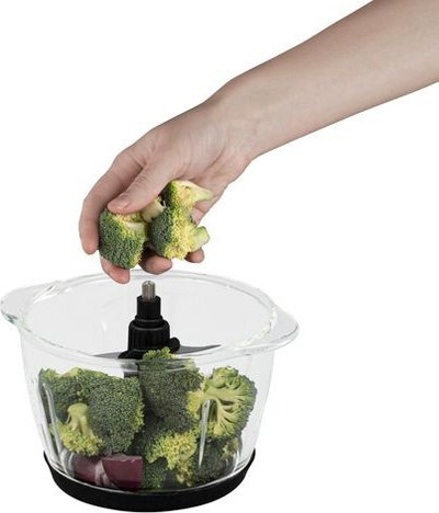 Електричен сечко Cloer Multi Chopper 6829, 1.2L, стаклено садче, црн инокс