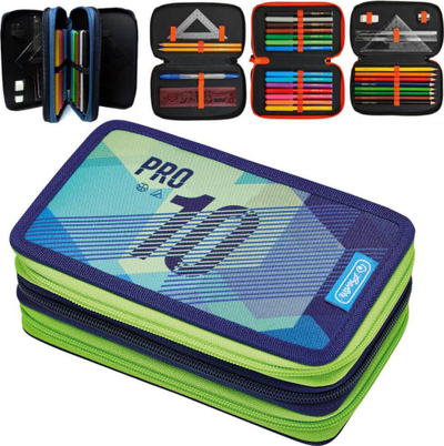 Penar Herlitz TriCase Green Goal, 31 pjesë, jeshil