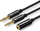 Kabllo audio splitter UGREEN AV140, 3.5 mm, 20 cm, e zezë