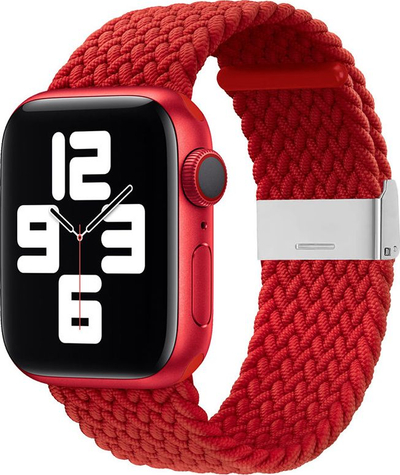 Rrip stofi për Apple Watch, 42 44 45 49mm, i kuq