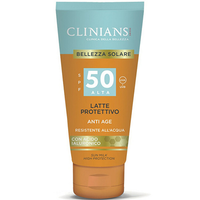 Qumësht mbrojtës ndaj diellit Clinians SPF 50 Protective (Anti-Ageing Sun Milk), 200 ml