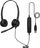 Kufje Axtel Elite UC, USB A, stereo, me mikrofon, të zeza