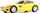 Makine me pult Mercedes AMG GT, 19 cm, shkalle 1:24, e verdhe