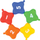 Ks Kids Chain Squares – katrorë që lidhen për kalamajt (set me 10 copë)