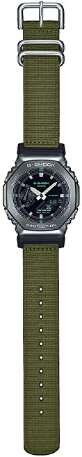 Orë për meshkuj Casio G-Shock Classic GM-2100CB-3AER (619), e gjelbër/hirtë
