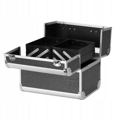 Кутија за козметика Activeshop Cosmetic Case 44, средна големина, црна