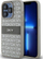 Mbulesë telefoni DKNY për iPhone 15 Pro Max Repeat Pattern Tonal Stripe, logo metalike, bezhë