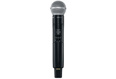 Mikrofon dorë pa kabllo Shure SLXD2 SM58 G59, dinamik kardioid, UHF, i zi