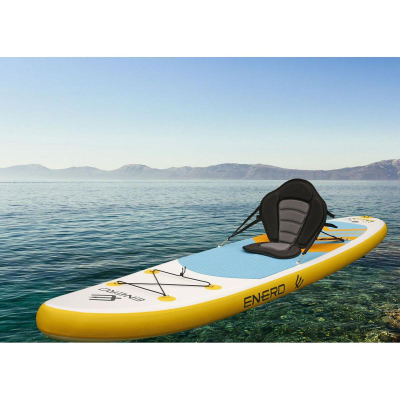 Ulese SUP dhe kajak Enero Seat, shkumë ergonomike, me rripa që rregullohen, e zezë