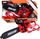 Lodër sharrë zinxhir Cayee Chain Saw, me tinguj, me syze mbrojtëse, e kuqe