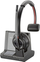 Kufje wireless Poly Savi 8210 UC, Bluetooth, me mikrofon, e zezë