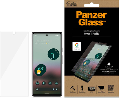 xham mbrojtës PanzerGlass 4770 për Google Pixel 6a, xham i fortë, transparent
