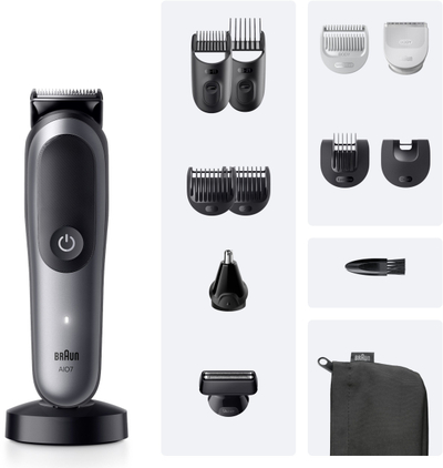 Set trimer Braun Series 7 AIO7560, 13 në 1, për mjekër dhe trup
