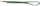 Leckë për qen Trixie Pure Adjustable, lëkurë, 2 m 25 mm, ngjyrë sage