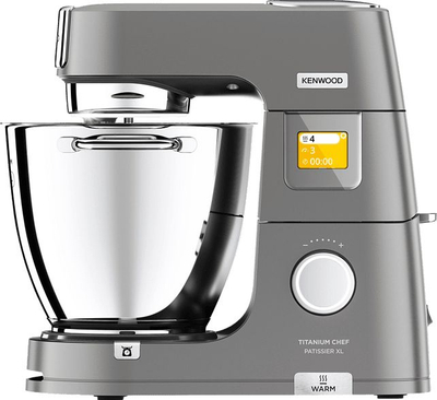 Mikser planetar Kenwood KWL90.124SI Titanium Chef Patissier XL, 7L, 1400W, gri