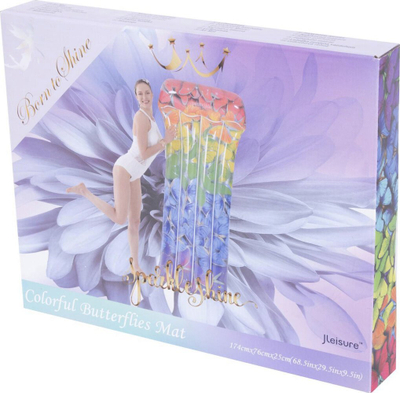 Shtrat fryne Bestway Butterflies 33122, 174x76x25cm, shumëngjyrësh