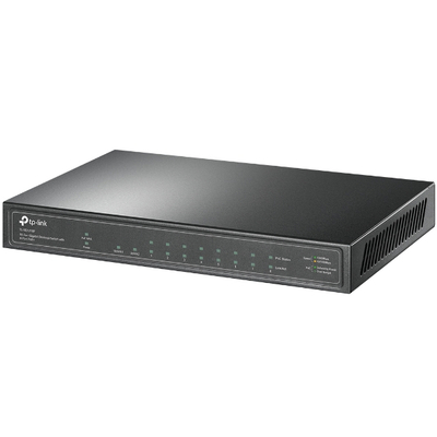 Switch TP-Link TL-SG1210P, 10 porta Gigabit, 8 porta PoE+, Desktop