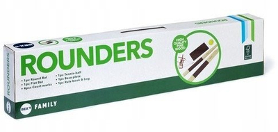 Сет игра Rounders Family Pine Wood, борова дрвесина, мрежеста торба, црн