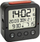 Orë alarmi dixhitale TFA 60.2528.01 Bingo, me radio, matje temperature, e zezë