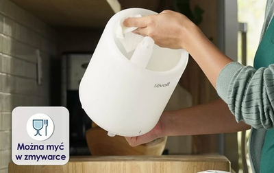 Lagështues ajri Levoit Dual200S Pro Smart, 3L, me ekran LED, i bardhë e i zi