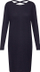 Fustan Jacqueline de Yong Emily L/S Detail, i kaltër i errët, S