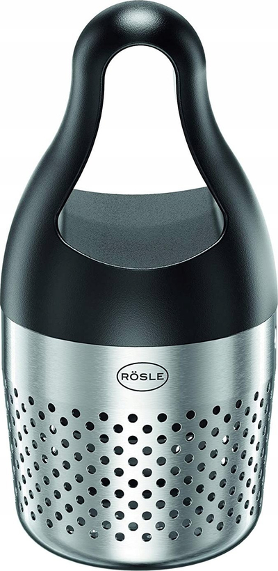 Аксесоар за ароми Rosle Aroma Egg, не’рѓосувачки челик, црно-сребрен