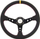 Timon sportiv MTuning Steering Wheel Pro 350mm, offset 80mm, karbon, i verdhë