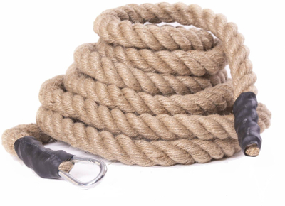 Litar ngjitjeje Master, 3 m, jute, me karabinë