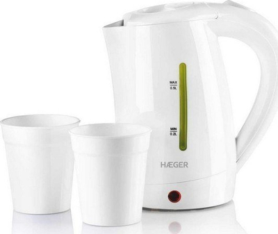 Shkumës uji Haeger Travel, 0.5L, 1100W, i bardhë