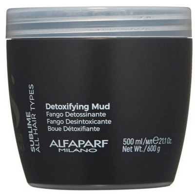 Trajtim me baltë për flokë Alfaparf Semi Di Lino Sublime Detoxifying Mud, 600ml, për burrat edhe gocat