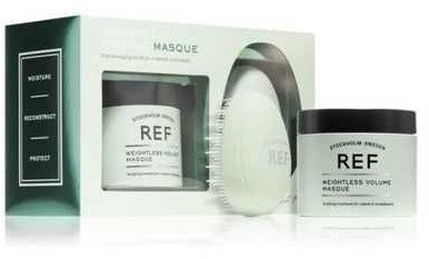 Set flokësh Ref Stockholm Weightless Volume, furçë Tools Green, krem maskë vegane 250ml