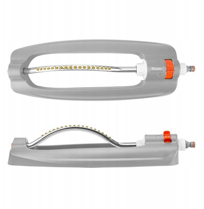 Sprinkler oscilluese WHITE LINE, krah alumini, 168 m², gri