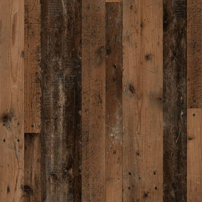 Raft librash FMD Standing Shelf, me 9 ndarje, chipboard i veshur me melaminë, dru stil i vjetër