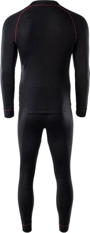 Set termo për burra Hi-Tec SORIN, madhësia 2XL, 100% poliester, i zi