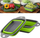 Set kulluese silikoni Home Appliances, 2 copë, e hirtë/e gjelbër