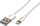 Kabllo USB Roline 11.02.8322, USB 2.0 A në Lightning, 1.8m, e bardhë