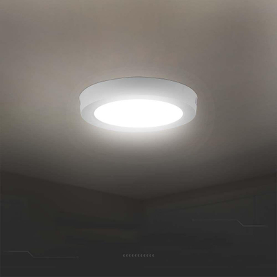 Panel LED sipërfaqësor V-TAC VT-60018-RD, 18W, dritë e bardhë e ftohtë, i bardhë