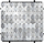 Panel dekorativ Godan Type B, 30x30cm, sfond i zi, argjendtë